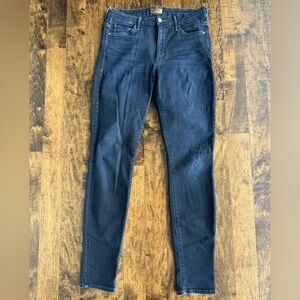 MOTHER dark blue skinny jeans